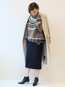 「journal standard L'essage（ジャーナルスタンダードレサージュ）のアイテム」を使った、Reimiさん（レディース・170cm）の冬コーディネート