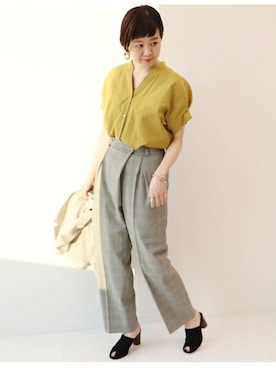 「journal standard L'essage（ジャーナルスタンダードレサージュ）のアイテム」を使った、Reimiさん（レディース・170cm）の春コーディネート