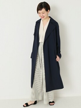 「journal standard L'essage（ジャーナルスタンダードレサージュ）のアイテム（トレンチコート）」を使った、Reimiさん（レディース・170cm）の春コーディネート