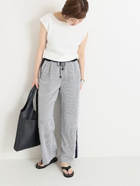 「スポーツミックス」｜「アイテム（ビーチサンダル）」を使った、Reimiさん（レディース・170cm）の夏コーディネート