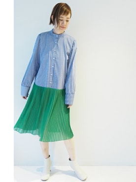 「BAUM UND PFERDGARTEN（バウムウンドヘルガーデン）のアイテム」を使った、Reimiさん（レディース・170cm）の夏コーディネート