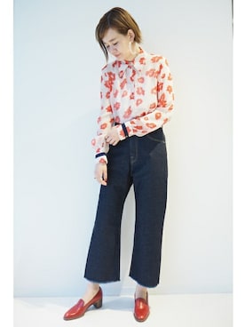 「BAUM UND PFERDGARTEN（バウムウンドヘルガーデン）のアイテム」を使った、Reimiさん（レディース・170cm）の夏コーディネート