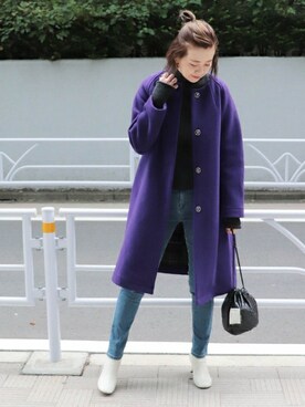 「LONDON TRADITION（ロンドントラディション）のアイテム」を使った、Reimiさん（レディース・170cm）の秋コーディネート