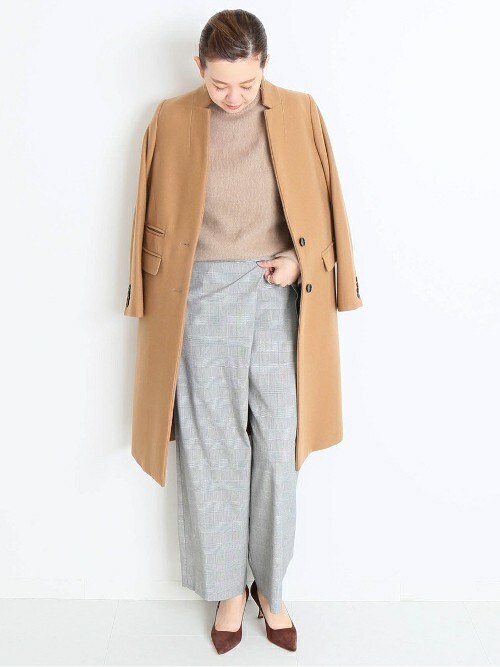 ジャーナルスタンダード　レサージュ　カシミヤ　　　MENCHI コート journal standard L'essage（ジャーナルスタンダードレサージュ