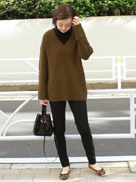 「journal standard L'essage（ジャーナルスタンダードレサージュ）のアイテム」を使った、Reimiさん（レディース・170cm）の冬コーディネート