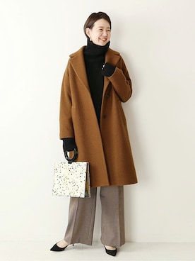 journal standard L'essageのチェスターコートを使った人気