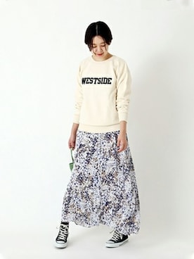 「MIXTA（ミクスタ）のアイテム」を使った、Reimiさん（レディース・170cm）の冬コーディネート