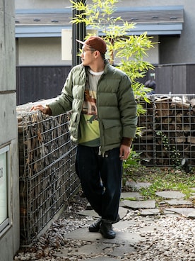 「Yeezy（イージー）のアイテム」を使った、akustoさん（メンズ・172cm）の春コーディネート