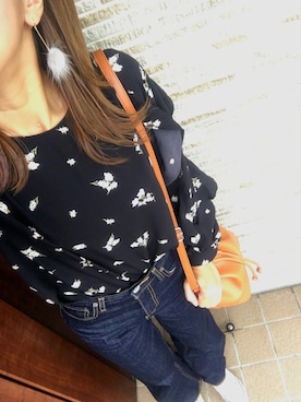 「Right-on（ライトオン）のアイテム（アクセサリー）」を使った、mamena♪さん（レディース・163cm）の秋コーディネート