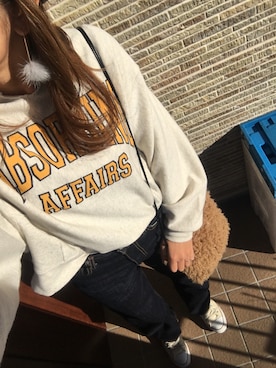 「Right-on（ライトオン）のアイテム（アクセサリー）」を使った、mamena♪さん（レディース・163cm）の冬コーディネート