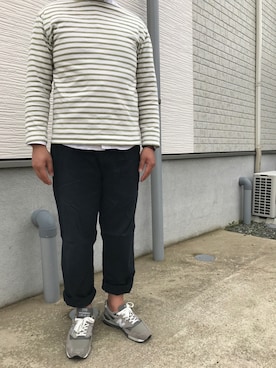「Felisi（フェリージ）のアイテム」を使った、hashingさん（メンズ・173cm）の春コーディネート