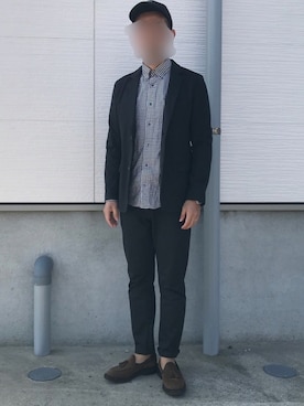 「SOLIDO（ソリード）のアイテム（ジャケット/アウター）」を使った、hashingさん（メンズ・173cm）の春コーディネート