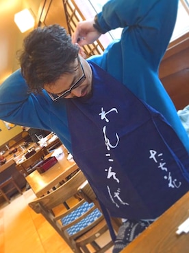 「YSTRDY's TMRRW（イエスタデイズトゥモロー）のアイテム（パンツ）」を使った、takさん（メンズ・176cm）の春コーディネート