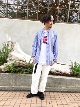 「YSTRDY's TMRRW（イエスタデイズトゥモロー）のアイテム（パンツ）」を使った、takさん（メンズ・175cm）の秋コーディネート