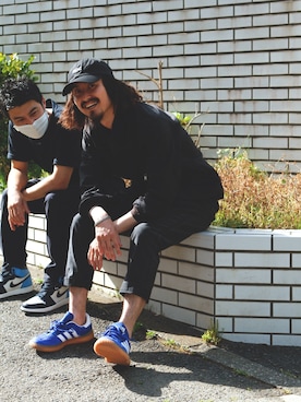 「nonnative（ノンネイティブ）のアイテム（カバーオール）」を使った、takさん（メンズ・176cm）の春コーディネート