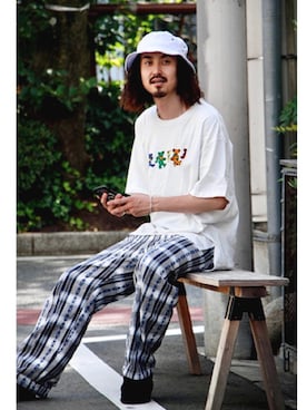 「YSTRDY's TMRRW（イエスタデイズトゥモロー）のアイテム（パンツ）」を使った、takさん（メンズ・176cm）の秋コーディネート