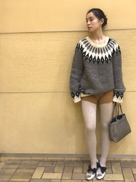 るうこさん（レディース・162cm）の冬コーディネート