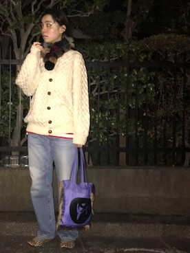 るうこさん（レディース・162cm）の冬コーディネート