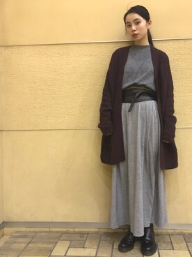 るうこさん（レディース・162cm）の冬コーディネート