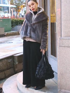 るうこさん(レディース・162cm)の冬コーディネート