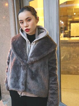 るうこさん(レディース・162cm)の冬コーディネート