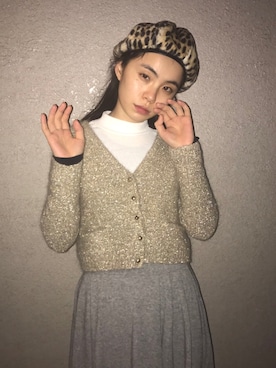 るうこさん（レディース・162cm）の冬コーディネート