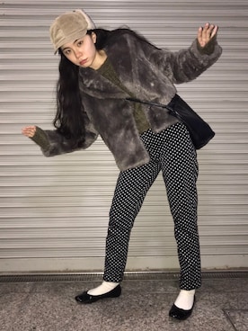 るうこさん(レディース・162cm)の冬コーディネート