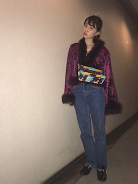 「No6（ナンバーシックス）のアイテム」を使った、るうこさん（レディース・162cm）の春コーディネート