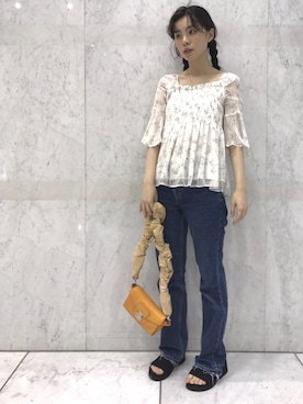るうこさん（レディース・162cm）の夏コーディネート