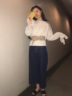 るうこさん（レディース・162cm）の夏コーディネート