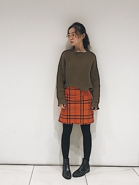 るうこさん（レディース・162cm）の秋コーディネート
