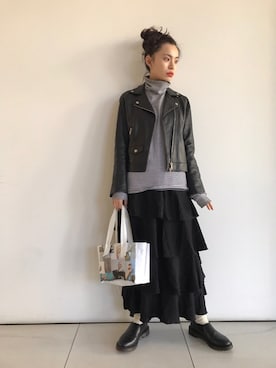 るうこさん（レディース・162cm）の秋コーディネート
