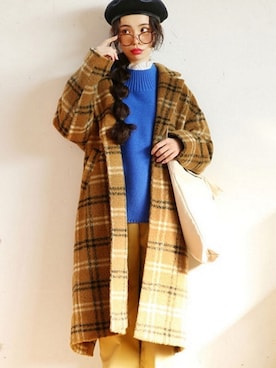 るうこさん（レディース・162cm）の冬コーディネート