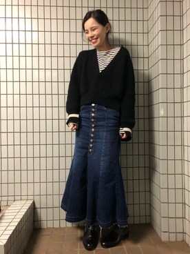 るうこさん（レディース・162cm）の冬コーディネート