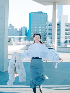 るうこさん（レディース・162cm）の冬コーディネート