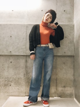 るうこさん（レディース・162cm）の冬コーディネート