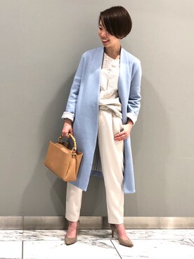 「RIVEDROITE」｜「アイテム（その他アウター）」を使った、☺︎いこまい☺︎さん（レディース・151cm）の冬コーディネート