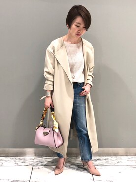 「RIVEDROITE」｜「アイテム（その他アウター）」を使った、☺︎いこまい☺︎さん（レディース・151cm）の冬コーディネート
