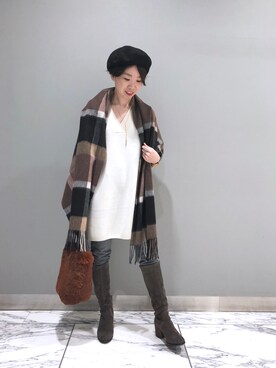 「STATUS（ステイタス）のアイテム」を使った、☺︎いこまい☺︎さん（レディース・151cm）の秋コーディネート