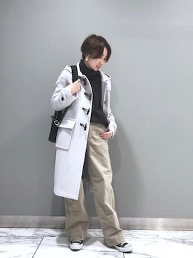 「RIVEDROITE」｜「アイテム（ダッフルコート）」を使った、☺︎いこまい☺︎さん（レディース・151cm）の冬コーディネート