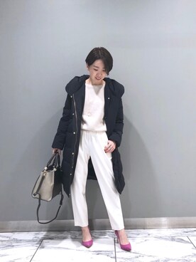 「RIVEDROITE」｜「アイテム（その他アウター）」を使った、☺︎いこまい☺︎さん（レディース・151cm）の冬コーディネート