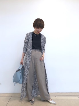 「RIVEDROITE」｜「アイテム（スリッポン）」を使った、☺︎いこまい☺︎さん（レディース・150cm）の夏コーディネート