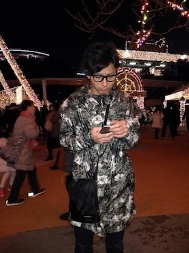 「MIHARAYASUHIRO（ミハラヤスヒロ）のアイテム（その他アウター）」を使った、都会のアーミーさん（メンズ・174cm）の春コーディネート