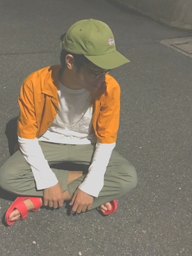 「STUSSY（ステューシー）のStock Low Pro Cap（キャップ）」を使った、ｇｅйｔÅさん（メンズ・174cm）の秋コーディネート