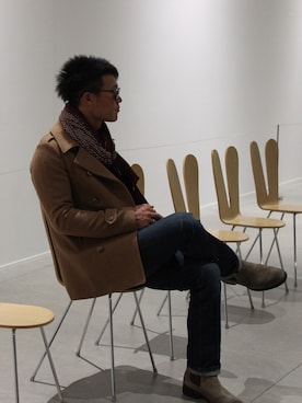 「attack the mind 7（アタックザマインドセブン）のアイテム」を使った、Hiroyuki Kizuさん（メンズ・174cm）の冬コーディネート