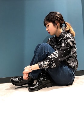 mariさん（レディース・161cm）の春コーディネート