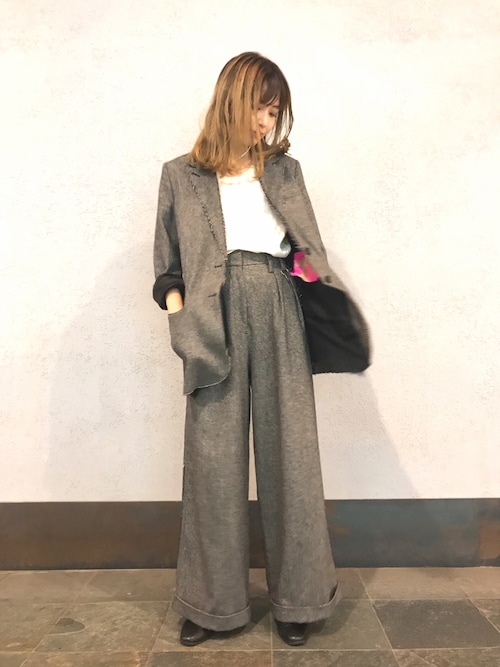 Diesel キャナルシティopamariさんのテーラードジャケットを使ったコーディネート Zozotown