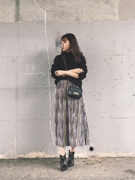 meiさん（レディース・162cm）の冬コーディネート