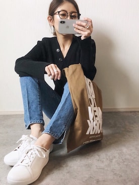 「STUDIOUS（ステュディオス）のアイテム」を使った、mayumiさん（レディース・156cm）の春コーディネート