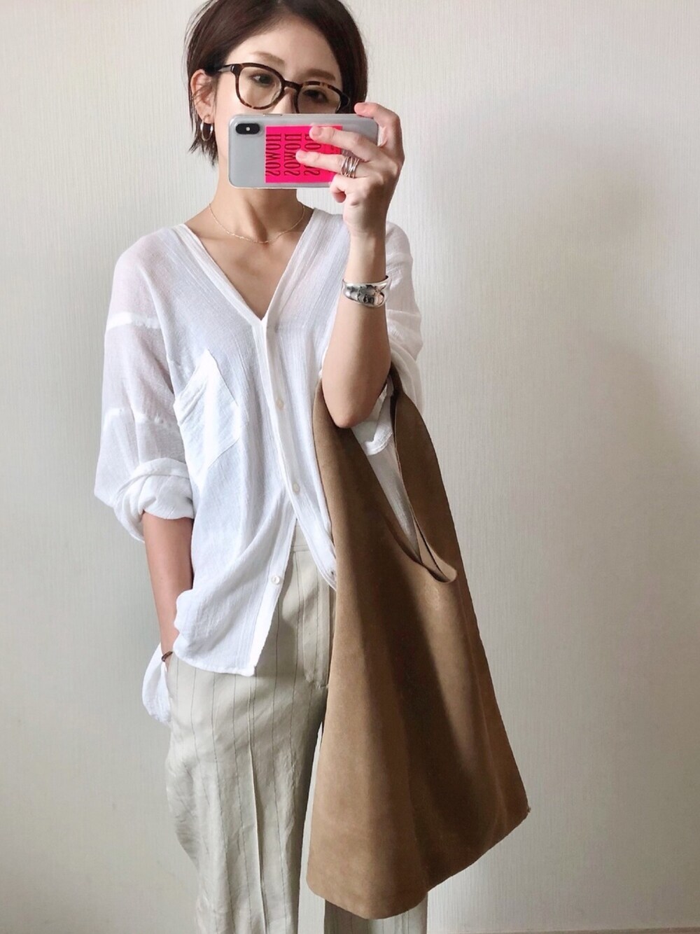 plage（プラージュ）の「Linen stripe SLAX パンツ◇（その他